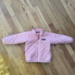 Patagonia 12-18 month pink winter jacket.